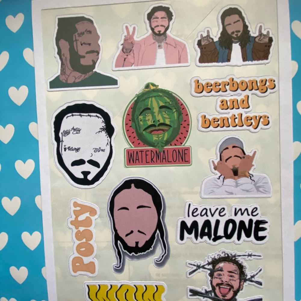 Post Malone Stickers - Picture 4 of 7